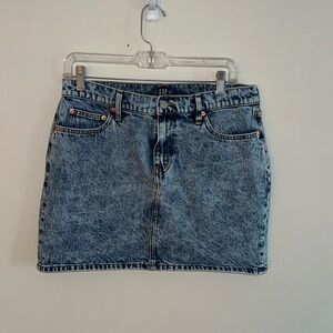 GAP 29 Tall EUC Denim Mini Skirt 100% cotton